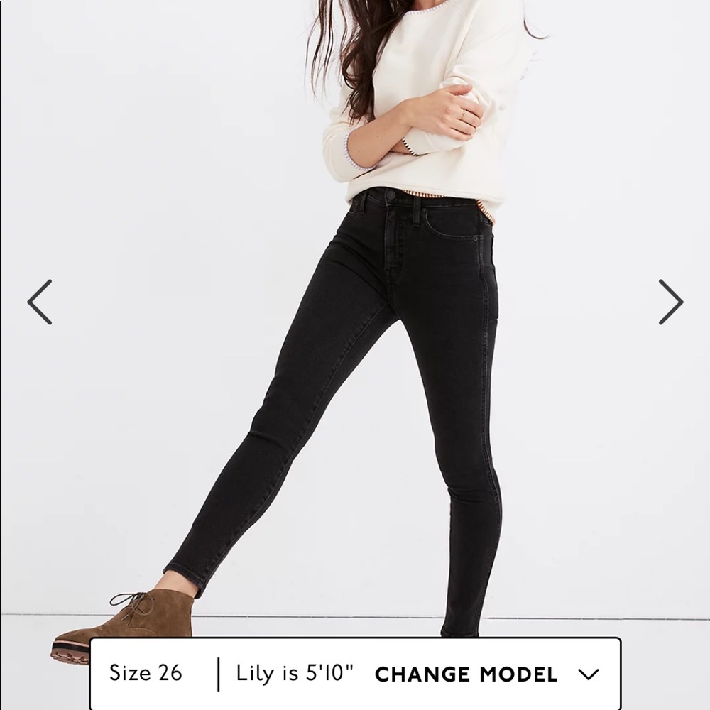 10" High-Rise Skinny Jeans in Starkey Wash